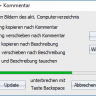 Beschreibung <> Kommentar